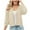 #H-Beige, variant on ZHYou Womens 3/4 Sleeve Cropped Cardigan Knit Sweaters Lightweight Open Front BLouses