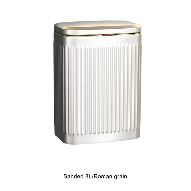Ruiboury Eco-friendly Hanging Kitchen Garbage Can Efficient Waste Disposal Durable sanding Roman 8L