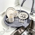 thumbnail image 6 of Collapsible Colanders with Self-Draining Base for Edge of Sink, Food Strainers (3/4/6 QT), Nested Design for Easy Storage (Red, Blue, Green) (4PC Set), 6 of 10