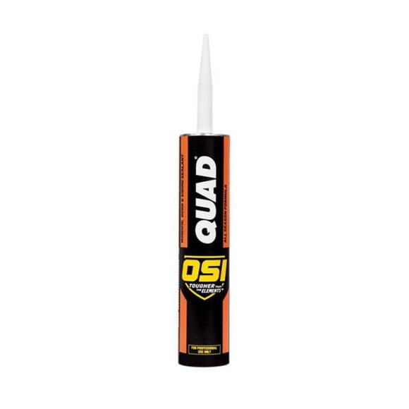 OSI 1637190 Scellant pour Fenêtres et Portes en Polymères Élastomères de 10 oz Noir - Lot de 12