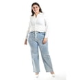 thumbnail image 4 of Blusa con jareta ajustable Roman Fashion /Tallas Extras, 1838 (Blanco) blanco 38, 4 of 5