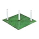 thumbnail image 3 of Soporte para flores, soporte para centro de mesa, base de pie para arreglos florales de fiesta. Verde, 3 of 8