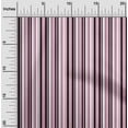 thumbnail image 1 of oneOone Cotton Silk Light Pink Fabric Stripes Craft Projects Decor Fabric Printed By The Yard 42 Inch Wide, 1 of 4