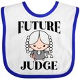 thumbnail image 3 of Inktastic Future Judge Cute Boys or Girls Baby Bib, 3 of 4