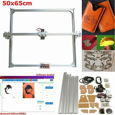 50x65cm Desktop Laser Cutting/Engraving Machine Engraver Frame Motor Printer Kit DIY No Laser