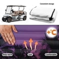 thumbnail image 6 of XYZCANDO Golf Cart Seat Cover with Front Pockets Soft, Compatible with Sports Club Car Seat Golf Cart Seats Cushion Covers(Palm Tree Sunset Print), 6 of 8