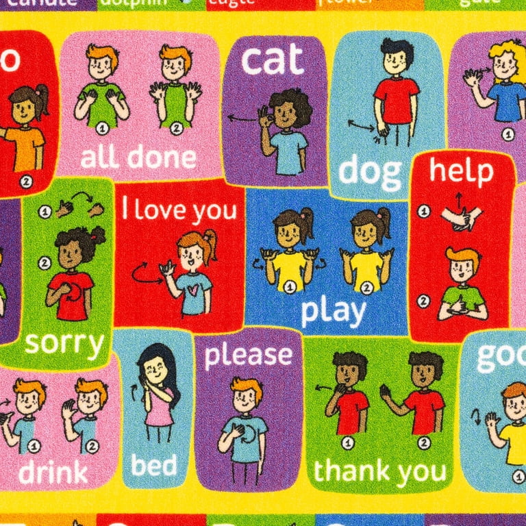 KC Cubs Playtime Collection ABC Alphabet ASL Sign Language