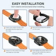 thumbnail image 7 of KOMI [2Pack for Samsung Galaxy Watch 7 Ultra 2024 Screen Protector Case 47mm Accessories, Protective Face Cover for 47 mm, Hard Bumper Built-in Tempered Glass Film for Women Men, 7 of 7