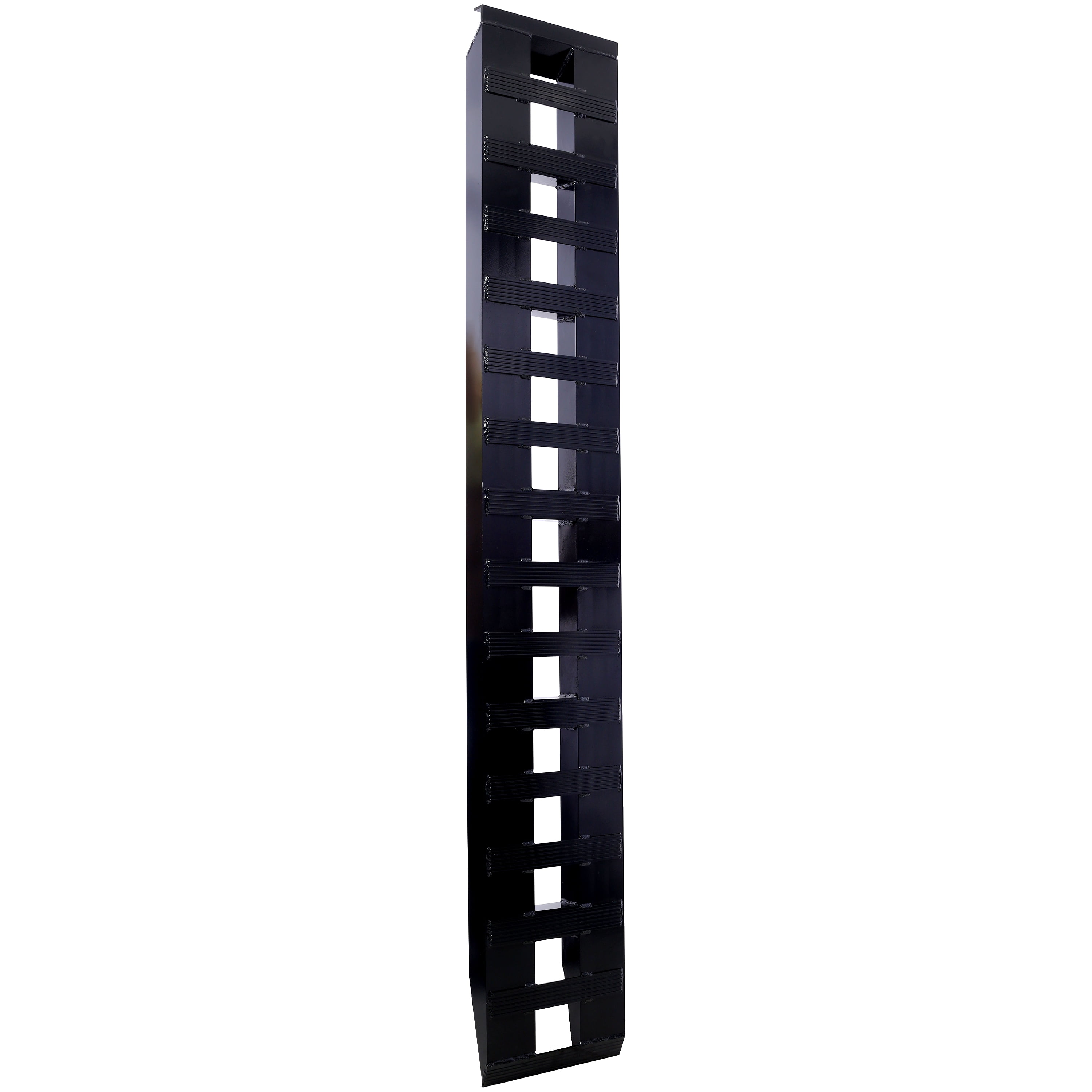 Aluminum Loading Ramps, 8800 LBS Capacity, Anti-Slip Rungs, Serrated Cross Rungs, Portable