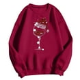 thumbnail image 4 of Topsllcs Hauts pour Femmes Tendance, Haut de Mode Coloré de Noël à Col Rond pour Femmes, Chandails à Manches Longues, 4 of 4