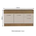 thumbnail image 2 of Gabinete Bajo Cocina Madesa Agata 150cm Con Encimera MC, 2 of 7