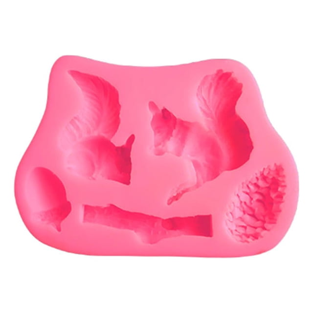 Bearachild Molde de silicona con forma de Animal para pastel, Chocolate, herramientas para hornear hechas a mano, pastelería, Fondant, molde para hacer Herramientas y accesorios para hornear Bearachild HA081496-00