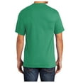 thumbnail image 2 of Men's Core Blend Cotton/Polyester Pocket Tee Kelly 2X-Large, 2 of 4