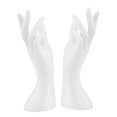 thumbnail image 2 of Freer 1Pair Female Mannequin Hand Multifunctional for Finger Ring Photograph Props White, 2 of 9