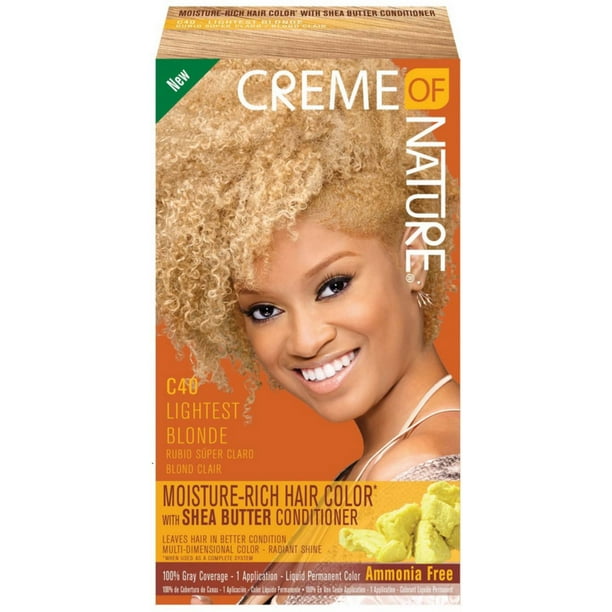 Creme of Nature Moisture Rich Hair Color Kit, C40 Light ...
