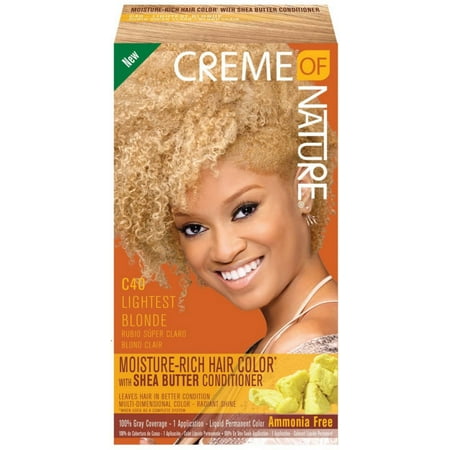 Creme of Nature Moisture Rich Hair Color Kit, C40 Light Blonde 1
