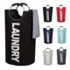thumbnail image 1 of 1pc Waterproof Laundry Basket with Padded Handles - Collapsible Clothes Hamper for Easy Storage and Standing Up Well, 1 of 5