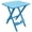 Pool Blue, Resin, variant on Quik Fold Portable Resin Side Table, Pool Blue