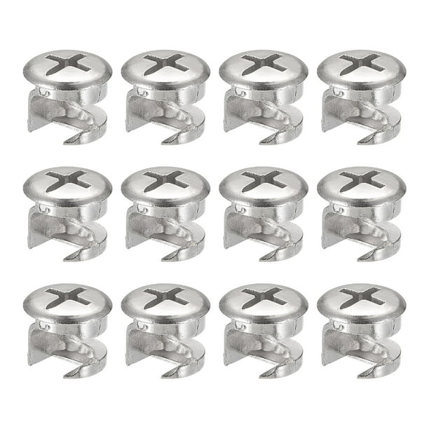 Uxcell Cam Lock Nut for Furniture, 12 Pack 13x11mm Joint Connector Locking Nuts Furniture
