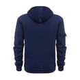 thumbnail image 3 of WTOBBY Men's Casual Pullover Hoodie, Long Sleeve Athletic Sweatshirt for Running Gym, Lightweight Performance Comfort,Navy XL, 3 of 4