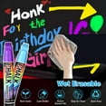 thumbnail image 4 of SUTENGDA 8 Colors 10mm Jumbo Liquid Window Chalk Marker  Big Chalkboard Markers  Car Window Paint Markers Pen for Glass  Auto  Bistro  Mirror, 4 of 7