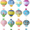 thumbnail image 4 of Linternas de papel con globos aerostáticos colgantes, decoración de fiesta para cumpleaños, bodas, Navidad, mercado de compromiso, 4 of 4