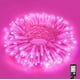 thumbnail image 1 of Luces de Cadena Vivideal Rosadas 100 LEDs 10m 8 Modos Impermeables, 1 of 6