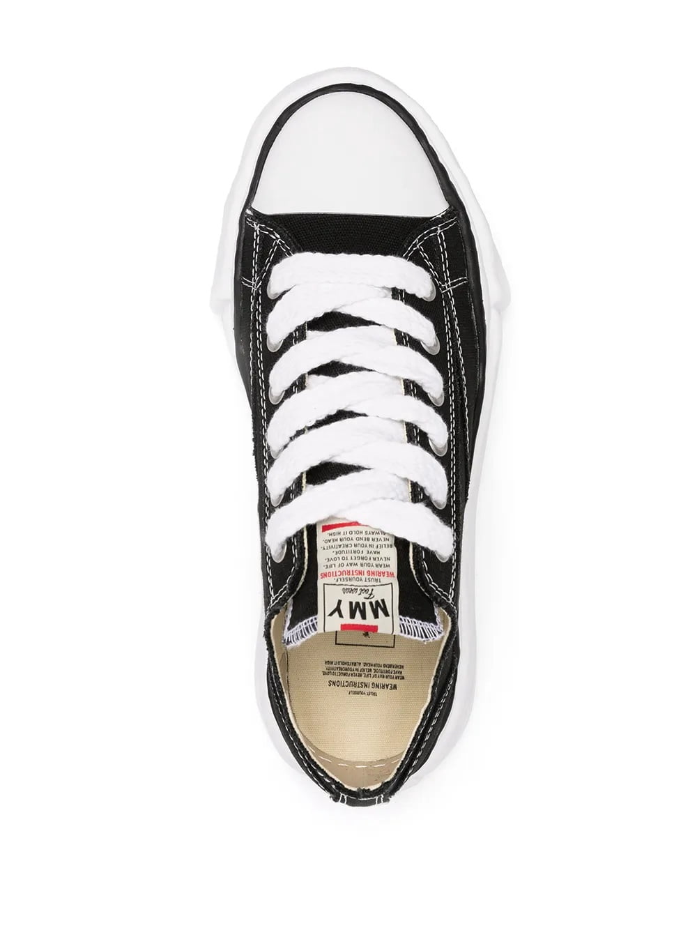 Maison MIHARA YASUHIRO MMY Shoes Black Peterson Sole Sneakers