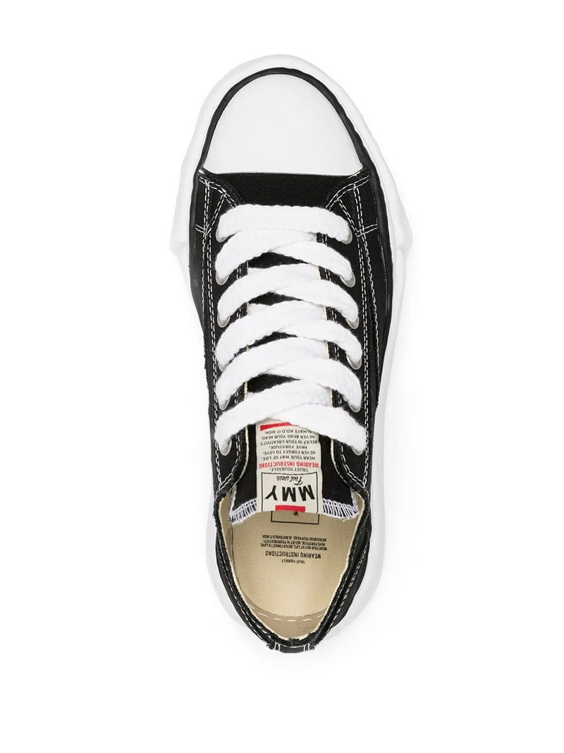 Maison MIHARA, MMY Shoes, Peterson Sole Sneakers, Black - Walmart.com