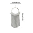 thumbnail image 3 of Macrame Wall Hanging Boho Decor Tassel Art, Minimalist Woven Wall Decor Elegant Fringe Design Easy Install Stylish Home Accent, Wall Decor for Bedroom Living Room Apartment Decoration-White, 3 of 6