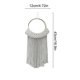 thumbnail image 3 of Tapiz de Macramé Blanco con Aros Dorados - Decoración de Pared Estilo Boho con Flecos, Blanco MNFD, 3 of 6