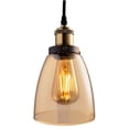 thumbnail image 1 of Xtricity - Amber Glass Pendant Light, LED Bulb Included, From the Old Fashioned Collection, 1 of 6