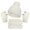White, variant on Herrnalise Kids Winter Beanie Hat Scarf Gloves Set Pompom Toddler Warm Knit Cap Mittens Fleece Lined Neck Warmer for Boys Girls