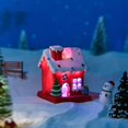 thumbnail image 1 of pitrice Christmas Village Landscape Tabletop Small Figurine for Christmas Red, 1 of 7