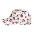 thumbnail image 5 of Daiia Birthday Cake print Baseball Cap Men Women Golf Dad Hat Adjustable Original Classic Low Profile Hat Unconstructed Plain Cap, 5 of 9