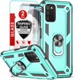 thumbnail image 1 of LeYi for Samsung Galaxy A03S Case, Samsung A03S Case with [2 Pack] Tempered Glass Screen Protector, [Military-Grade] Magnetic Ring Kickstand Protective Phone Case for Galaxy A03S (6.5 Inch), Mint, 1 of 6