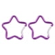 thumbnail image 1 of CAIROYAR Mosquetón con cierre de resorte en forma de estrella para exteriores, llaveros para acampar y hacer senderismo ＜, 1 of 7