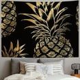 thumbnail image 2 of Leisuo Pineapple Wall Hawaiian Wall Tapestry Wall Hangings Summer Tropical Fruit Tapestries for Black Living Room Dorm Decor Painting, 2 of 6