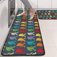 thumbnail image 2 of Kitchen Rugs Sets Of 2,Red Bigfoot Pattern Anti Fatigue Kitchen Mat Rugs Non Slip Washable,Decorative Kitchen Floor Mats for Kitchen,Sink,Laundry,17"x47"+17"x47", 2 of 5
