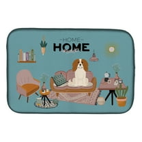 Cavalier Spaniel Sweet Home Dish Drying Mat
