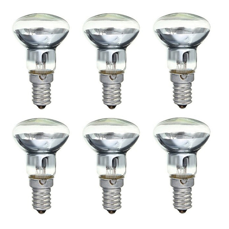 Replacement Lava Lamp E14 R39 30W Spotlight Screw in Light Bulb Clear