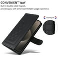thumbnail image 2 of for Samsung Galaxy S21 FE Thin Fit Case Cover, Premium PU Leather Magnetic Wallet Flip Case with Stand Bracket Holder Flip Cover with Card Slots and Wrist Strap for Galaxy S21 FE - Black, 2 of 6