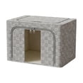 thumbnail image 2 of Dvkptbk Transparent Window Storage Box Stackable Oxfords Fabric Clothes Storage Box Foldable Storage Organizer home decor, 2 of 6