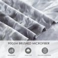 thumbnail image 3 of King Size Bed Sheets Set PC Soft Cooling Thread Count Microfiber Printed Sheet Deep Pocket Breathes Better Machine Washable Tropical Palm Tree Fronds Patterned Double, 3 of 7