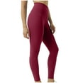 thumbnail image 2 of High Waisted Leggings for Women Tummy Control Bodybuilding Pants Stretchy Seamless Yoga Tights Soft Comfort Trousers, 2 of 5