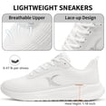 thumbnail image 4 of Ecetana Walking Shoes for Women Casual Sneakers Breathable Athletic Tennis Sneakers, 4 of 7