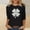 A955 Black, variant on St. Patrick's Day T-Shirt for Women Glitter Texture Shamrock Clover Graphic Crewneck Long Sleeve Loose Fit Soft Festive Holiday Graphic Tee Top