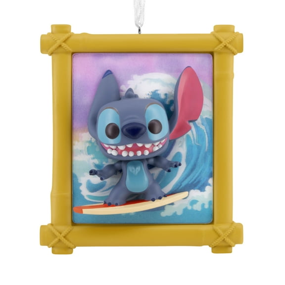 Hallmark Ornament Resin Bas Relief Funko Lenticular Stitch