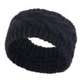 thumbnail image 4 of Diadema de punto elástico, diadema, herramienta de maquillaje, turbante para niñas y adultos Negro Salvador Envolturas de cabeza de punto, 4 of 10