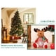 thumbnail image 4 of Bolsa de regalo navideña con forma de bastón de caramelo de Papá Noel | Contenedor para guardar chocolates y dulces navideños con ventana | Decoración festiva de mesa para niños y fiestas, 4 of 6
